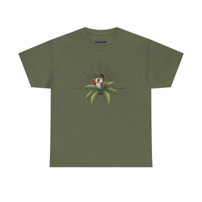 Unisex Heavy Cotton Tee Ciguita Tropical Sunrise