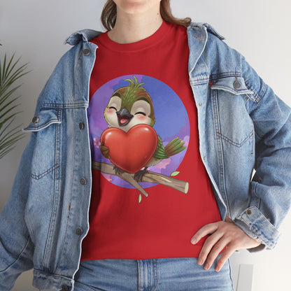 Unisex Heavy Cotton Tee Ciguita Hug your Heart