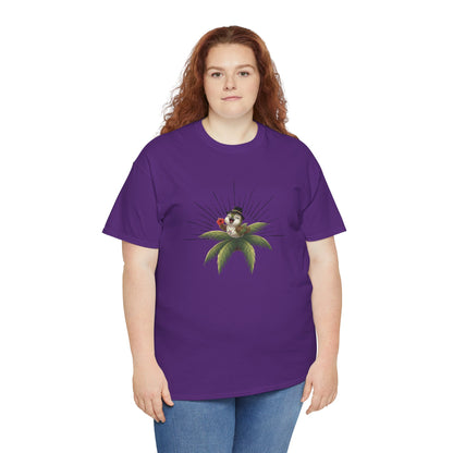 Unisex Heavy Cotton Tee Ciguita Tropical Sunrise