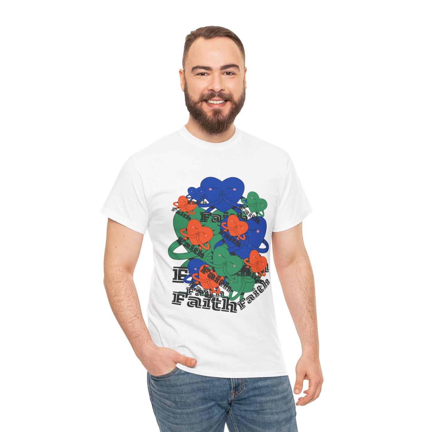 Unisex Heavy Cotton Tee - United in Faith