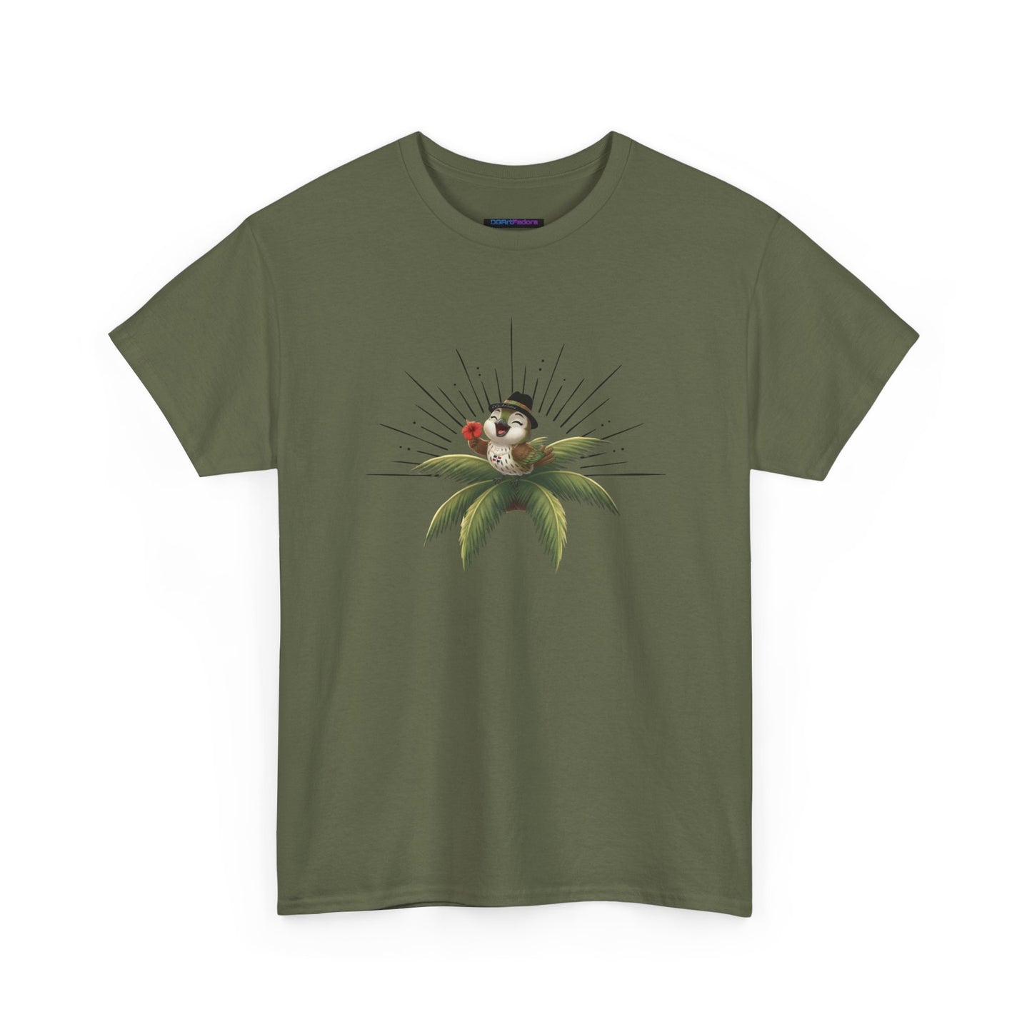 Unisex Heavy Cotton Tee Ciguita Tropical Sunrise