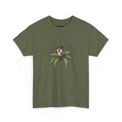 Unisex Heavy Cotton Tee Ciguita Tropical Sunrise