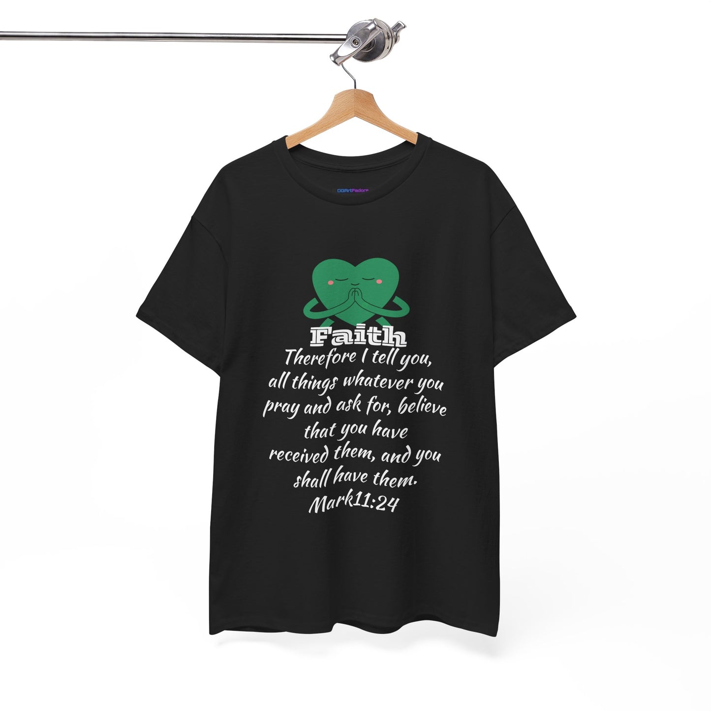 Unisex Heavy Cotton Tee - Faith Mark 11:24