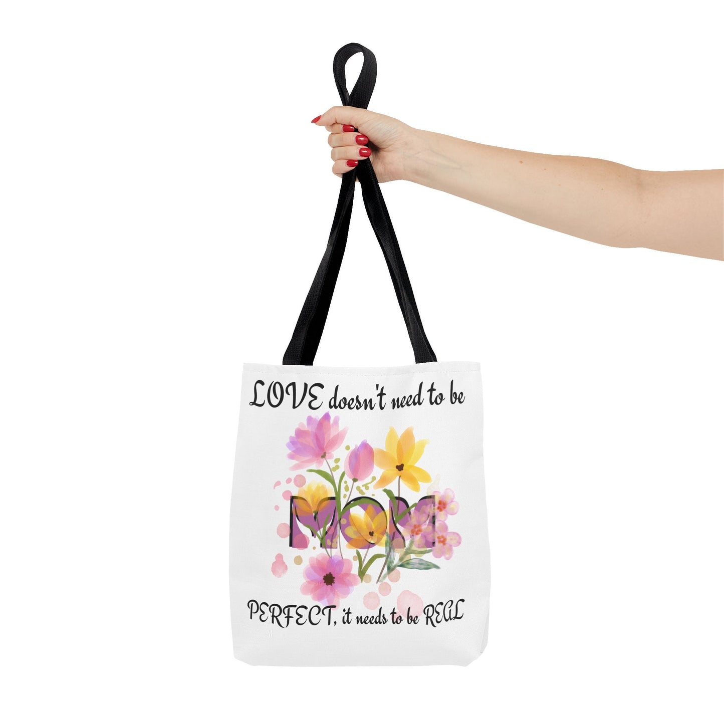 Love Is Real Inspirational Carryall Tote Bag