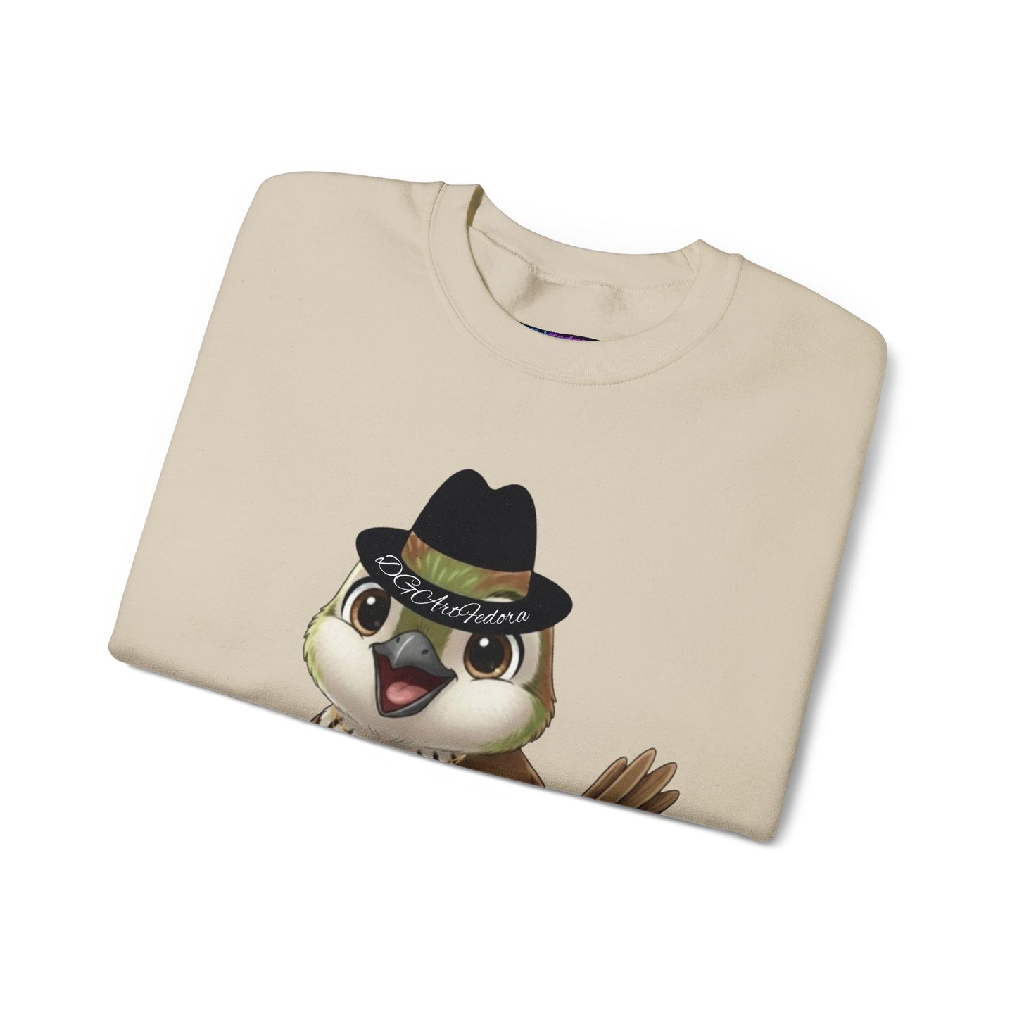 Unisex Heavy Blend Crewneck Sweatshirt Cigüita the Palmchat