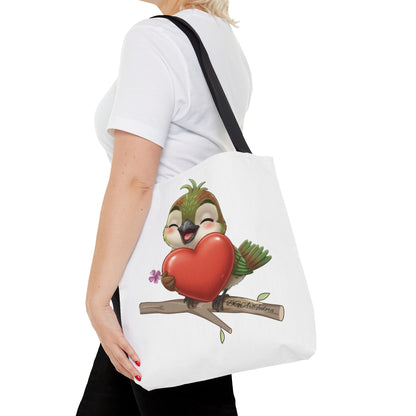Tote Bag (AOP) - Ciguita Hugging Heart