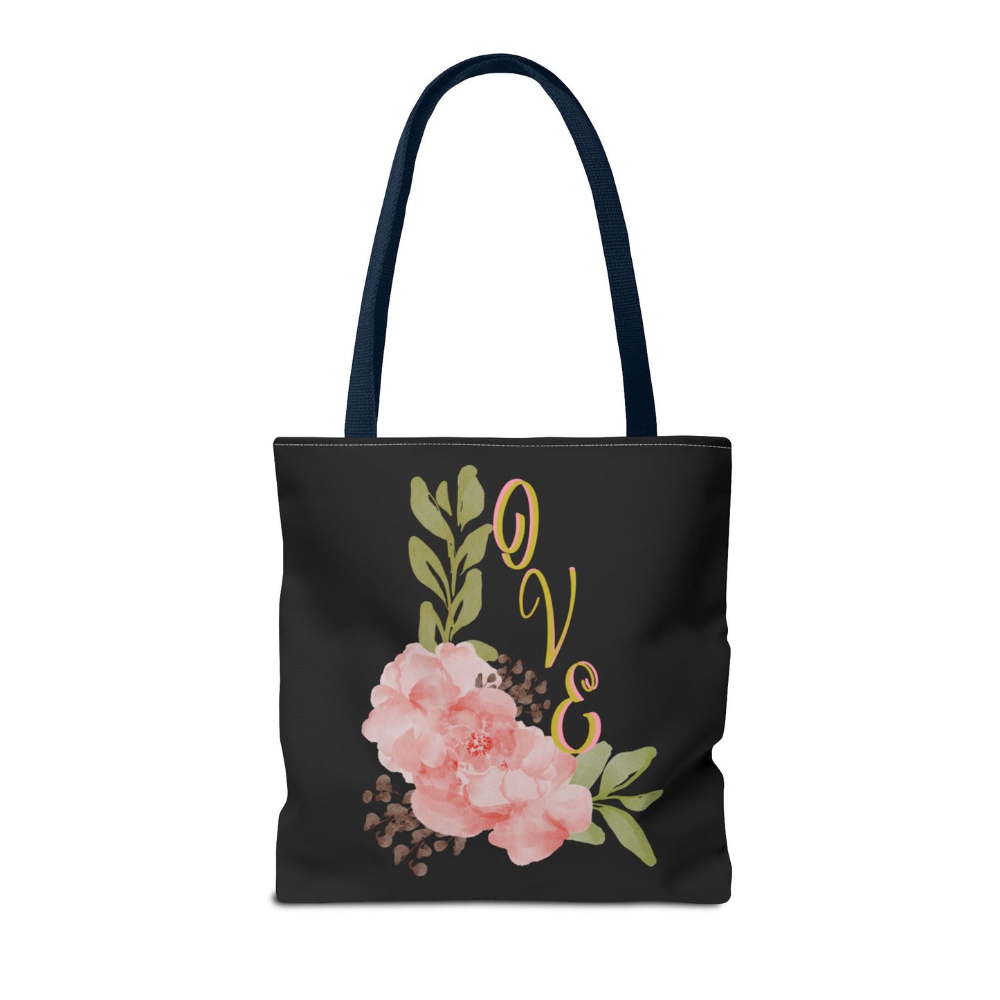 Floral “Love” Design - Tote Bag