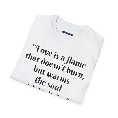 Love is a Flame Unisex Tee