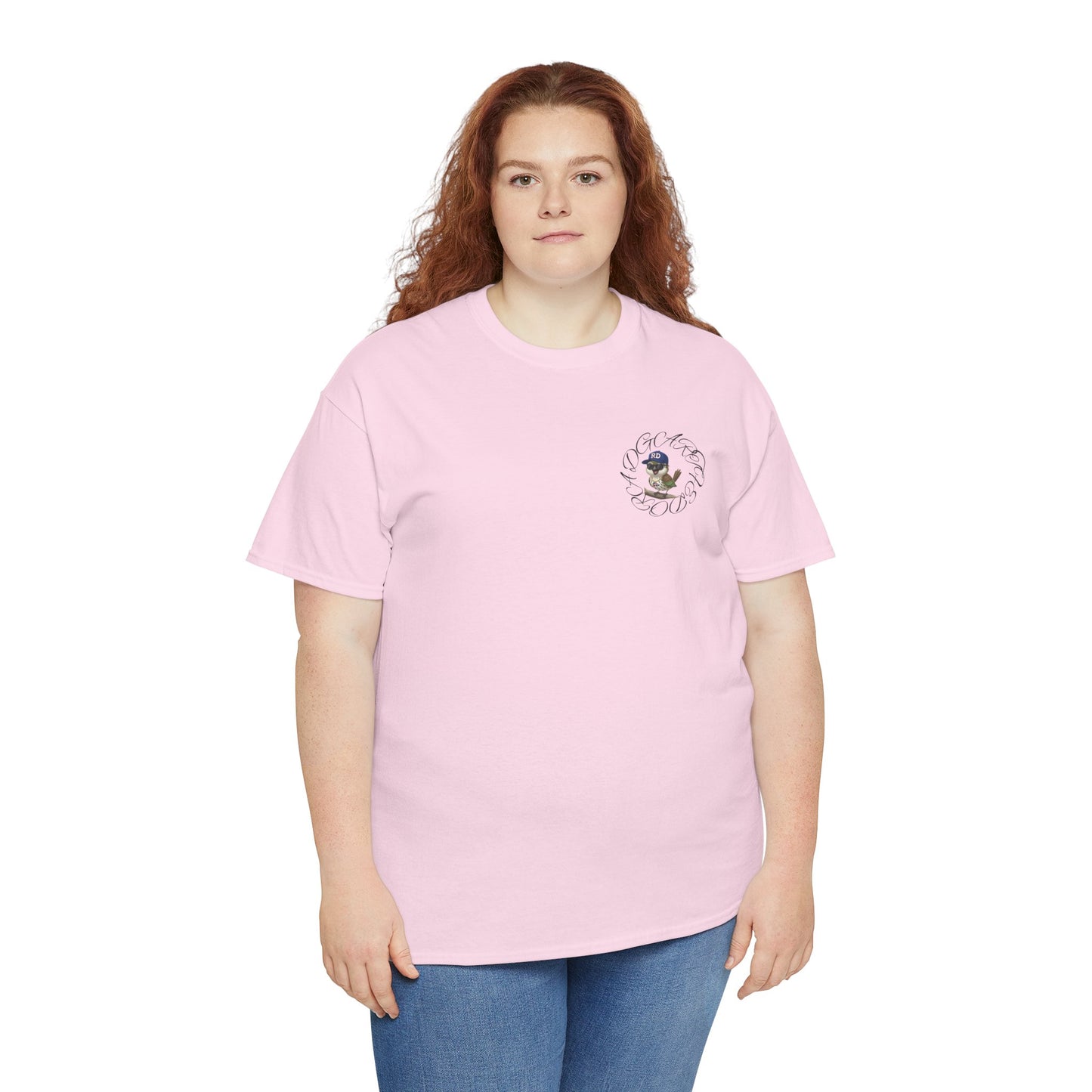 Unisex Heavy Cotton Tee - Cigüita y su Flow Dominicano - Front and Back
