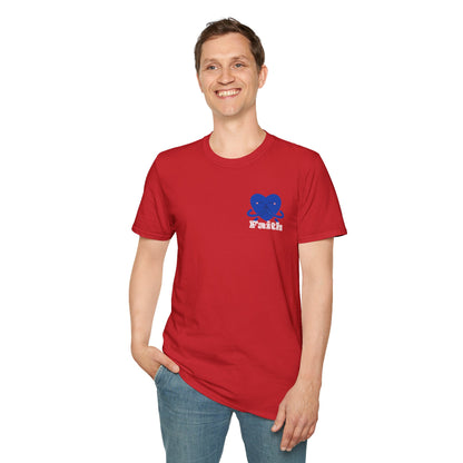 Unisex Softstyle T-Shirt - Heart, Prayer, Faith