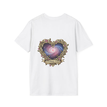 Unisex Softstyle T-Shirt infinity heart alante y atras