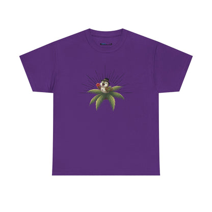 Unisex Heavy Cotton Tee Ciguita Tropical Sunrise