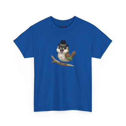 Unisex Heavy Cotton Tee Ciguita Chillin' on a Branch