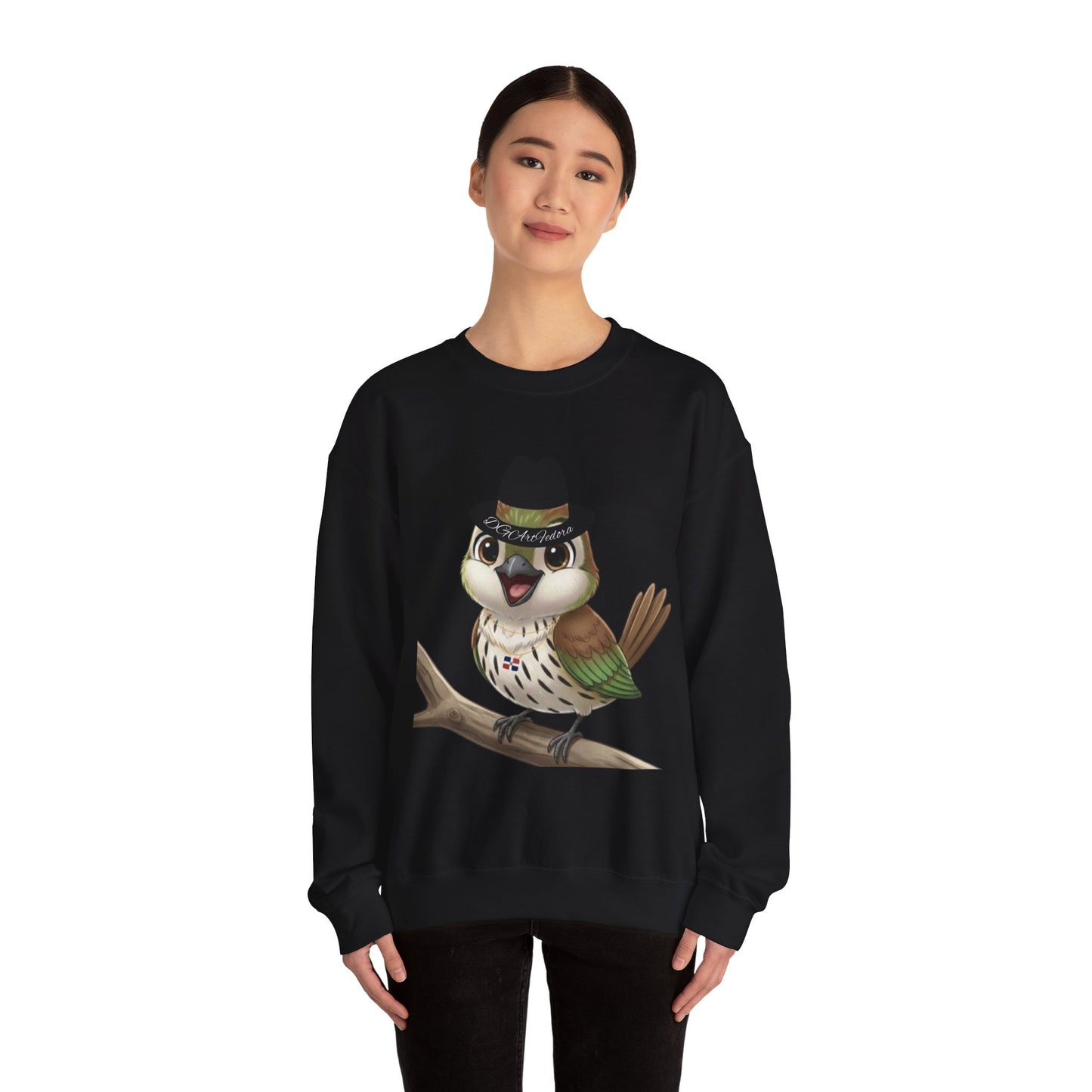 Unisex Heavy Blend Crewneck Sweatshirt Cigüita the Palmchat