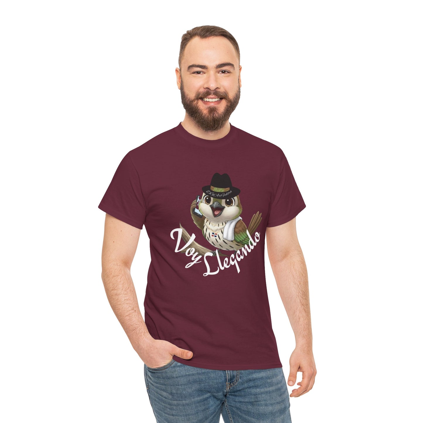 Unisex Heavy Cotton Tee - Voy Llegando