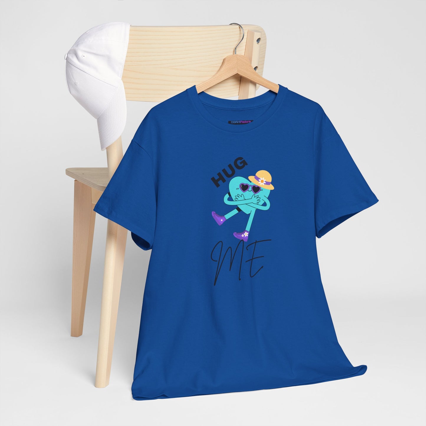 Unisex Heavy Cotton Tee HUG ME GIRL