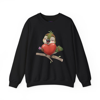 Unisex Heavy Blend Crewneck Sweatshirt Ciguita Hugging a Heart