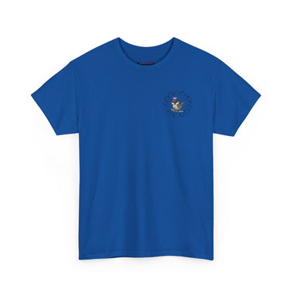 Unisex Heavy Cotton Tee - Cigüita y su Flow Dominicano - Front and Back