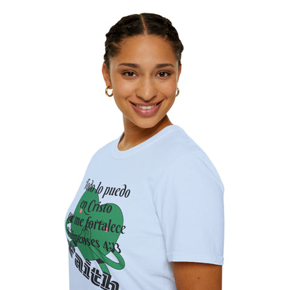 Unisex Softstyle T-Shirt - Filipenses 4:13 Todo lo Puedo en Cristo