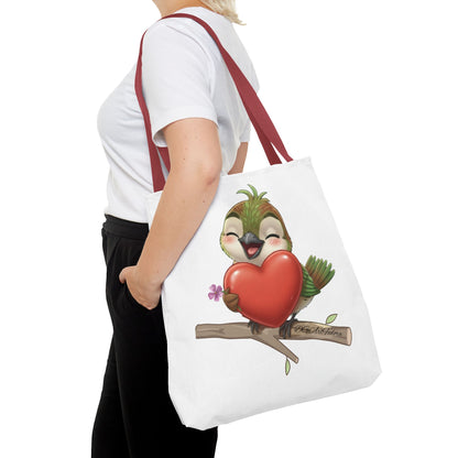 Tote Bag (AOP) - Ciguita Hugging Heart