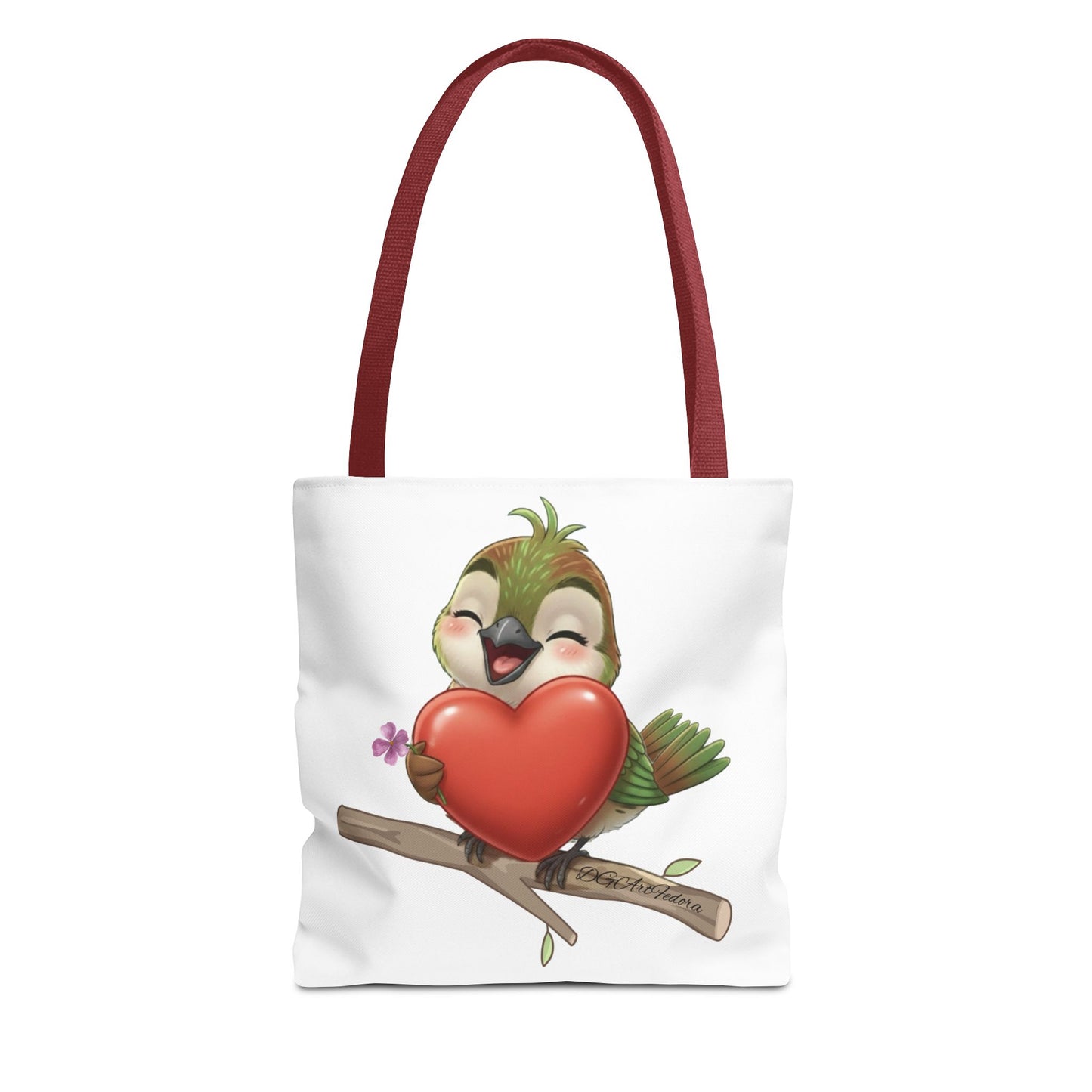 Tote Bag (AOP) - Ciguita Hugging Heart