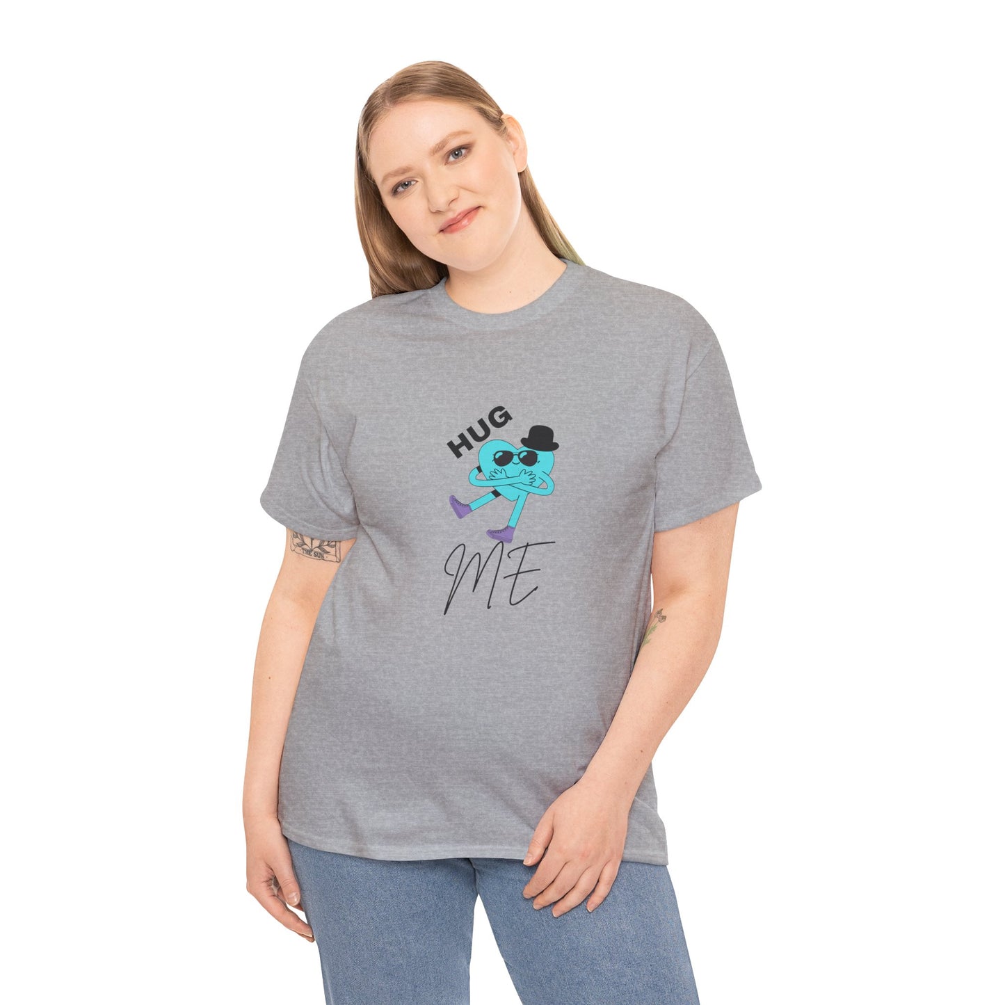 Unisex Heavy Cotton Tee HUG ME BOY