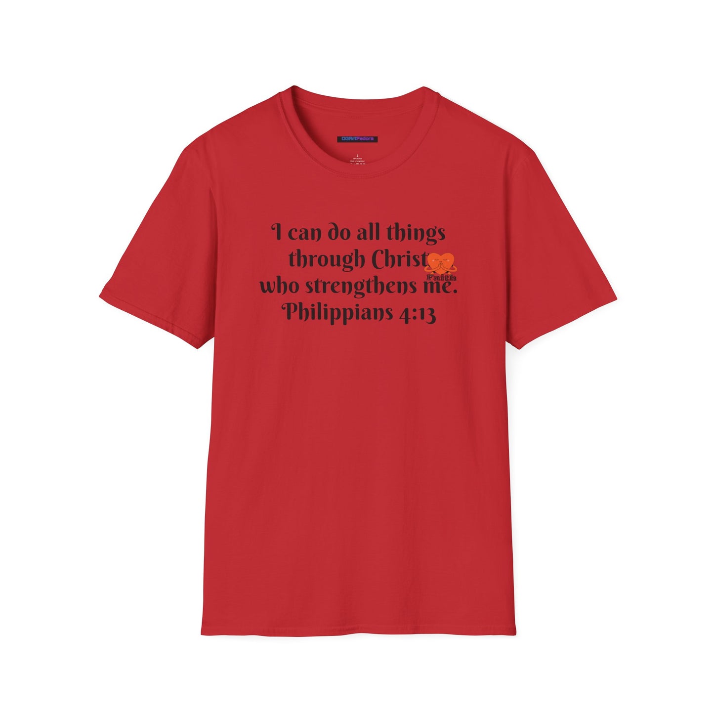 Unisex Softstyle T-Shirt -Philippians 4:13 - I can do all things