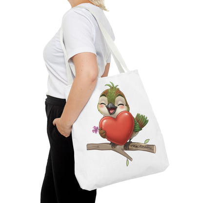 Tote Bag (AOP) - Ciguita Hugging Heart