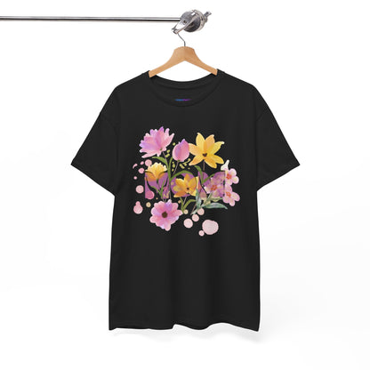 Soft Floral Mom Tribute Design - Heavy Cotton Tee
