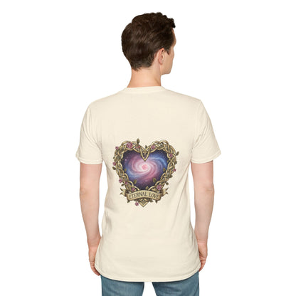 Unisex Softstyle T-Shirt infinity heart alante y atras