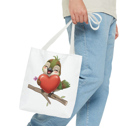 Tote Bag (AOP) - Ciguita Hugging Heart