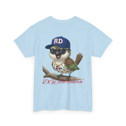Unisex Heavy Cotton Tee - Cigüita y su Flow Dominicano - Front and Back