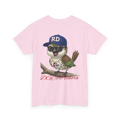 Unisex Heavy Cotton Tee - Cigüita y su Flow Dominicano - Front and Back