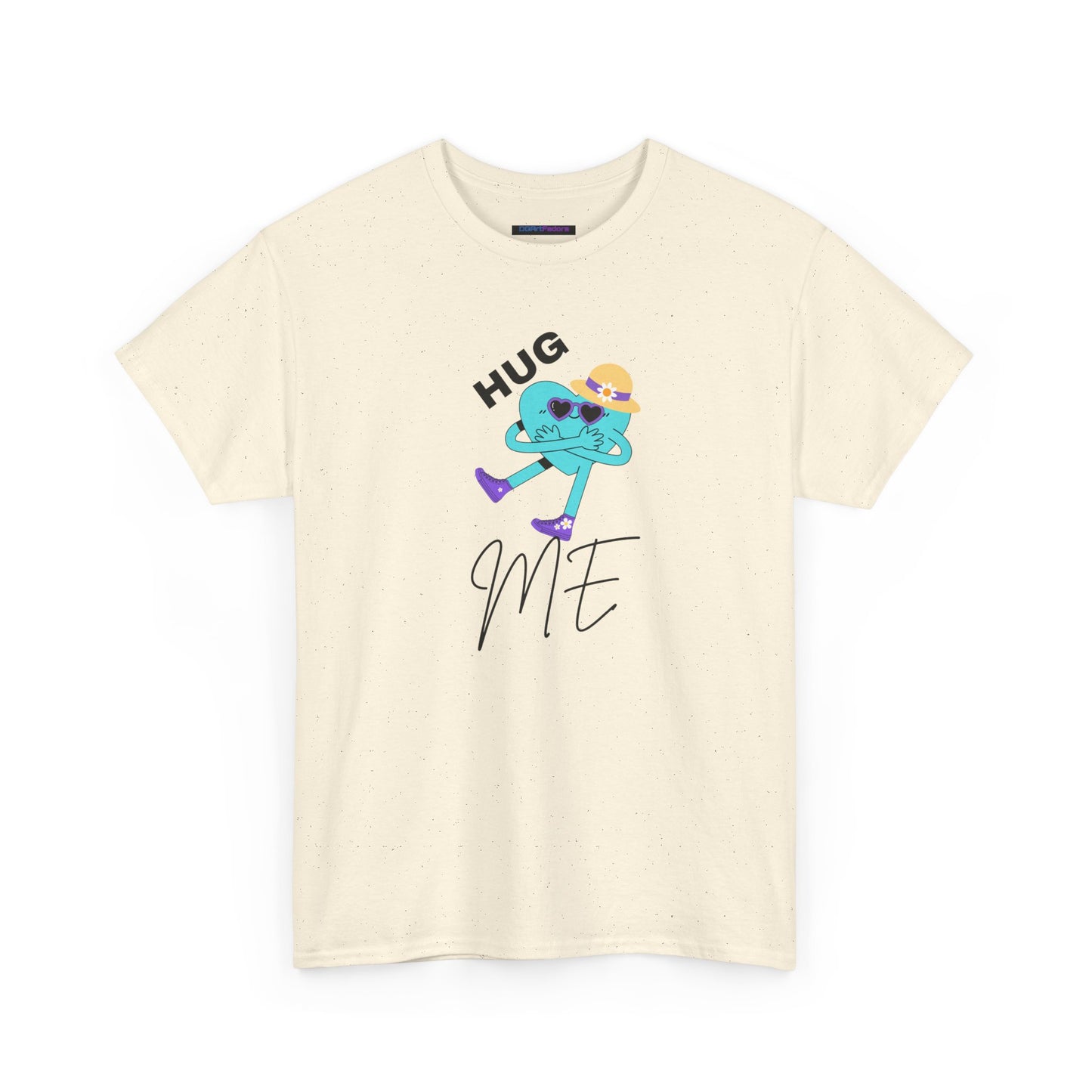 Unisex Heavy Cotton Tee HUG ME GIRL