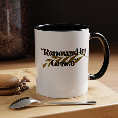Accent Coffee Mug - Renewed by Grace