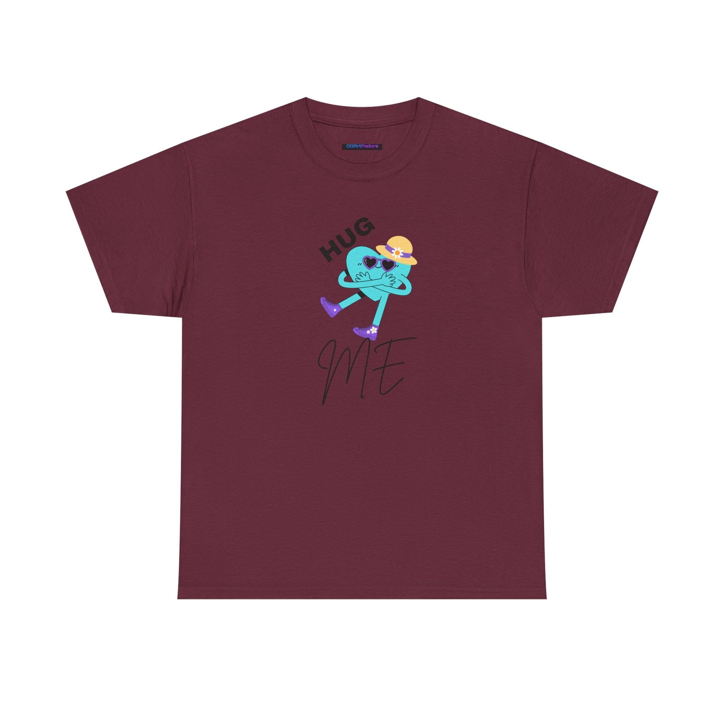Unisex Heavy Cotton Tee HUG ME GIRL