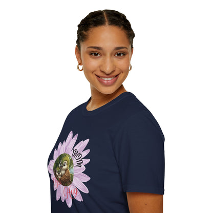 Cigüita Mother’s Embrace Flower Design - Softstyle T-Shirt