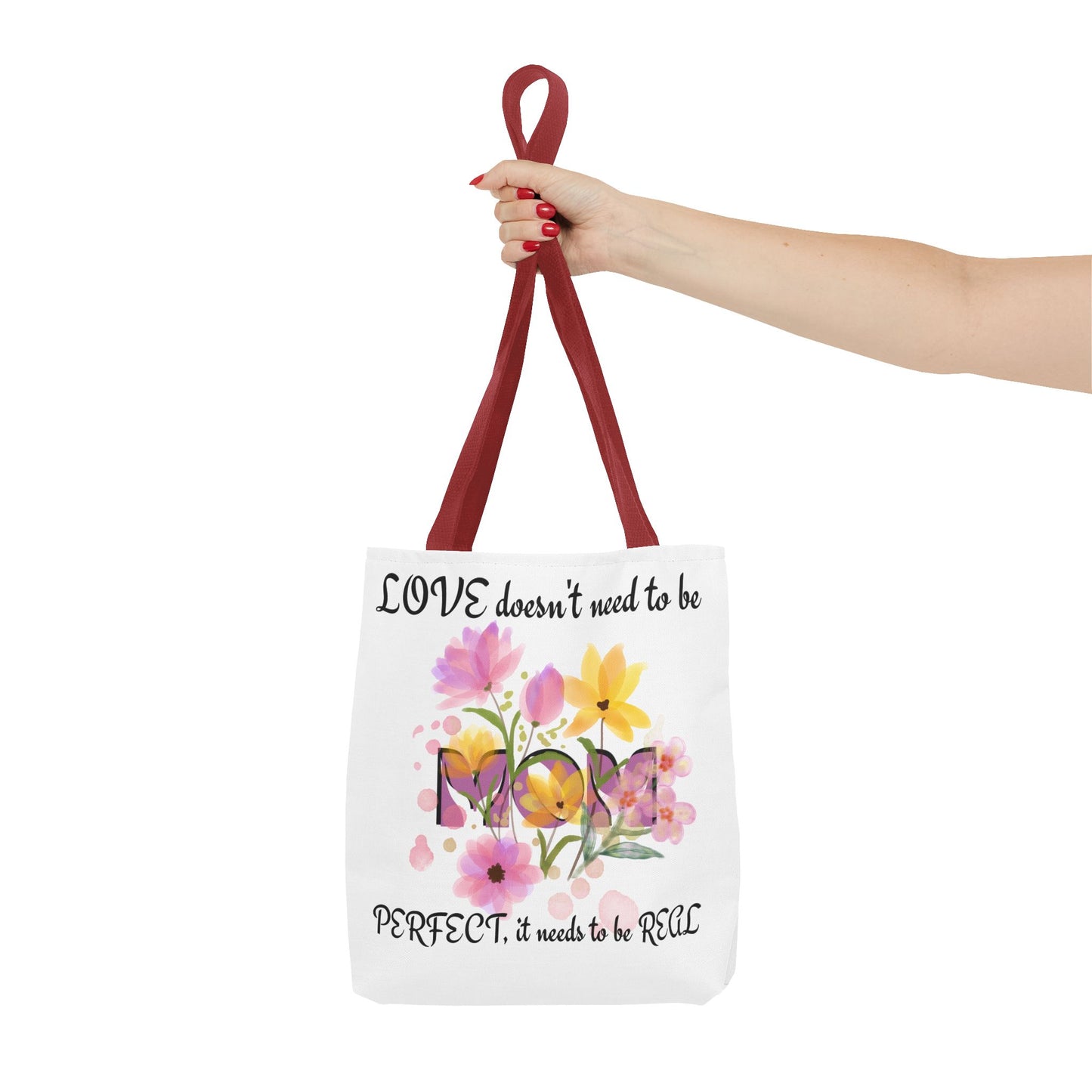 Love Is Real Inspirational Carryall Tote Bag