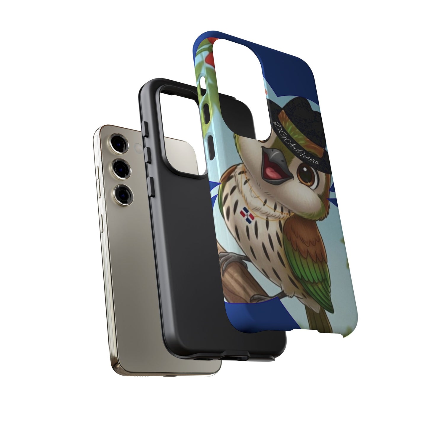 Tough Phone Case -  - Matte & Glossy Options - Cigüita Design Blue