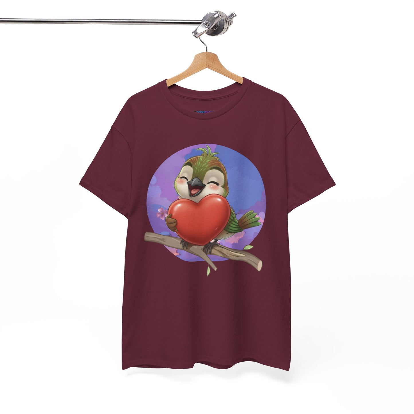 Unisex Heavy Cotton Tee Ciguita Hug your Heart