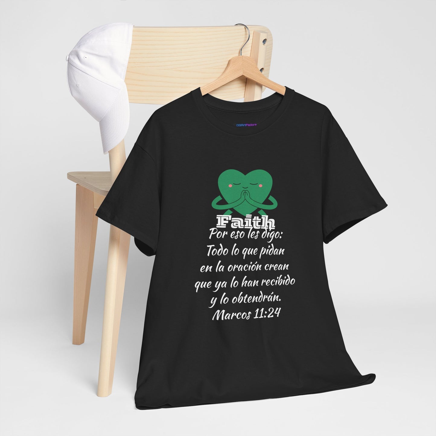 Unisex Heavy Cotton Tee - Fe Marcos 11:24