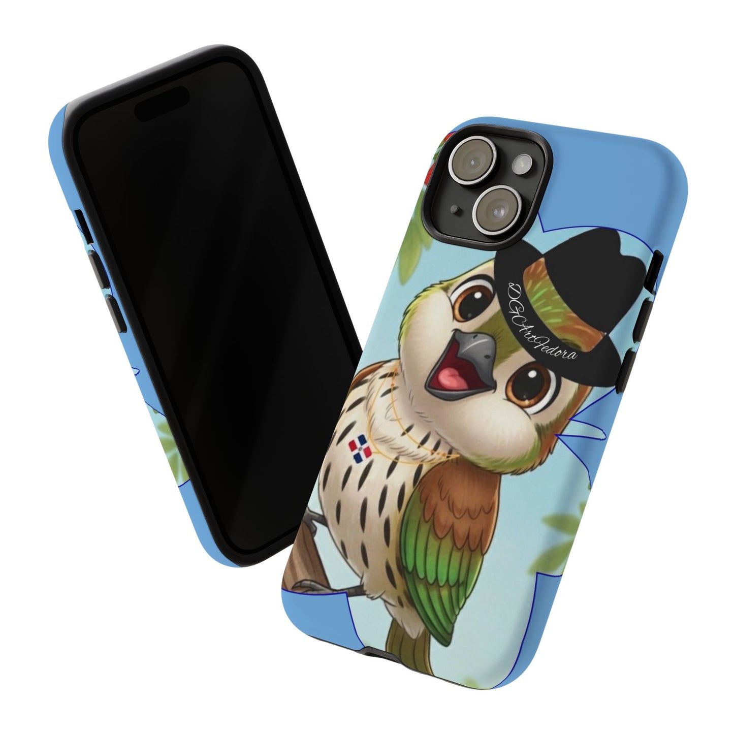 Tough Cases Light Blue Cigüita Design