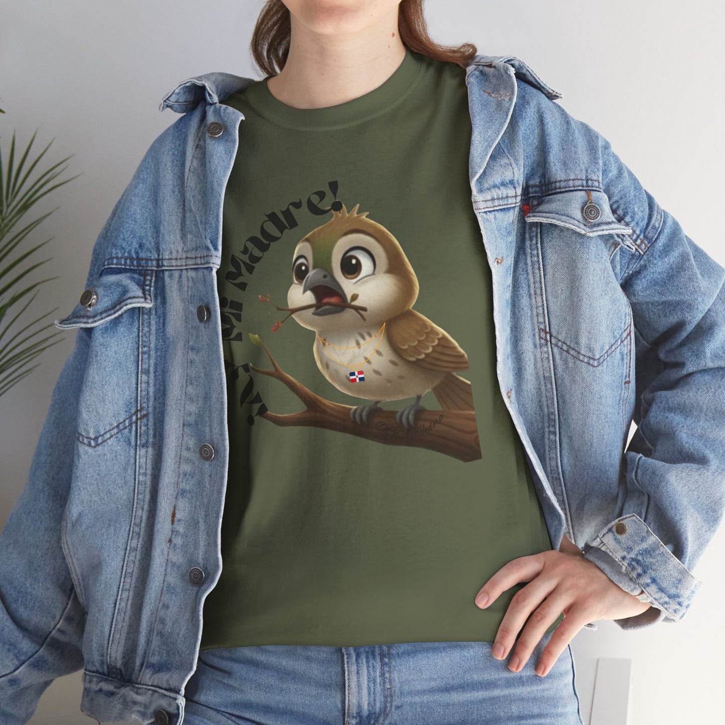 Unisex Heavy Cotton Tee - Ay Mi Madre