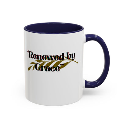 Accent Coffee Mug - Renewed by Grace