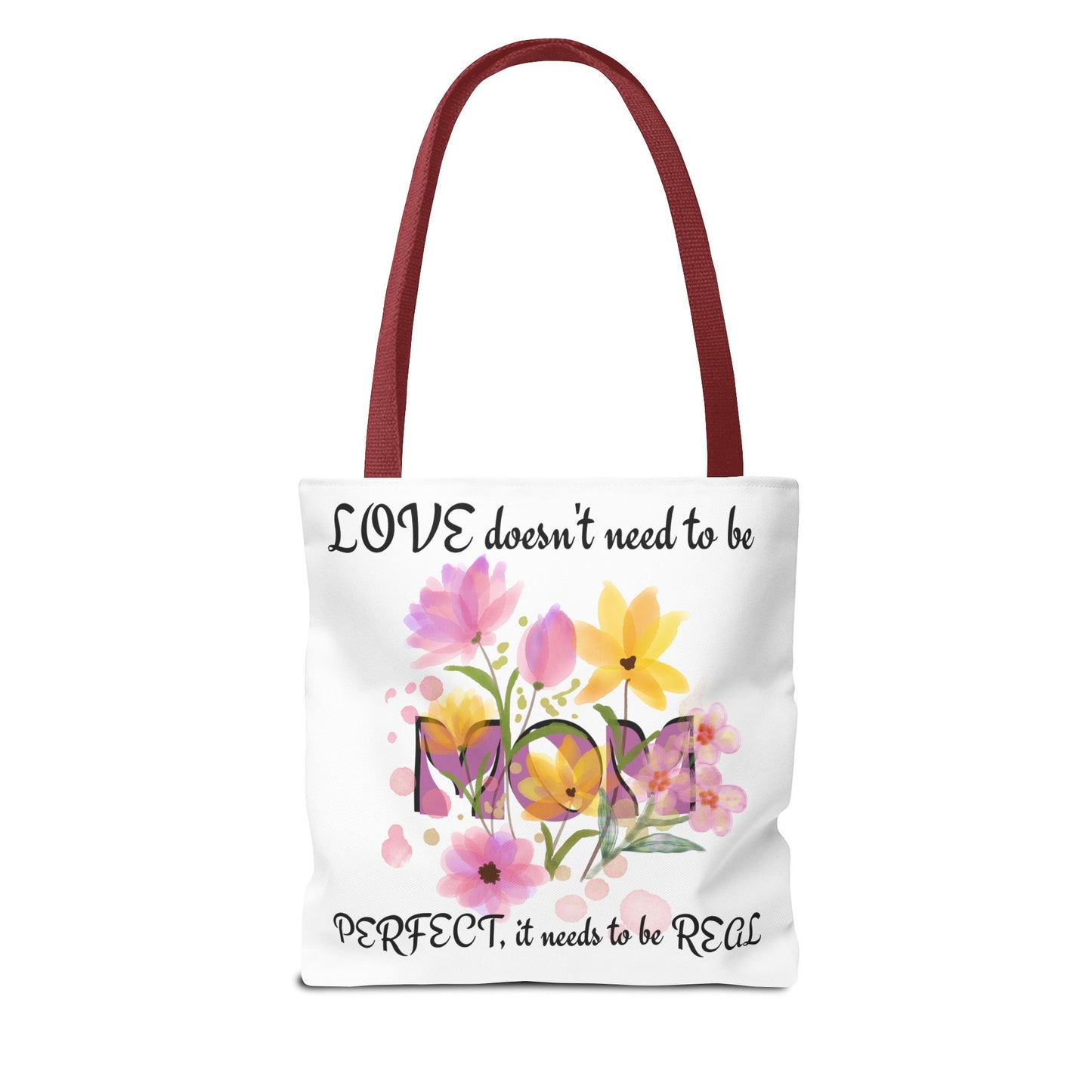 Love Is Real Inspirational Carryall Tote Bag
