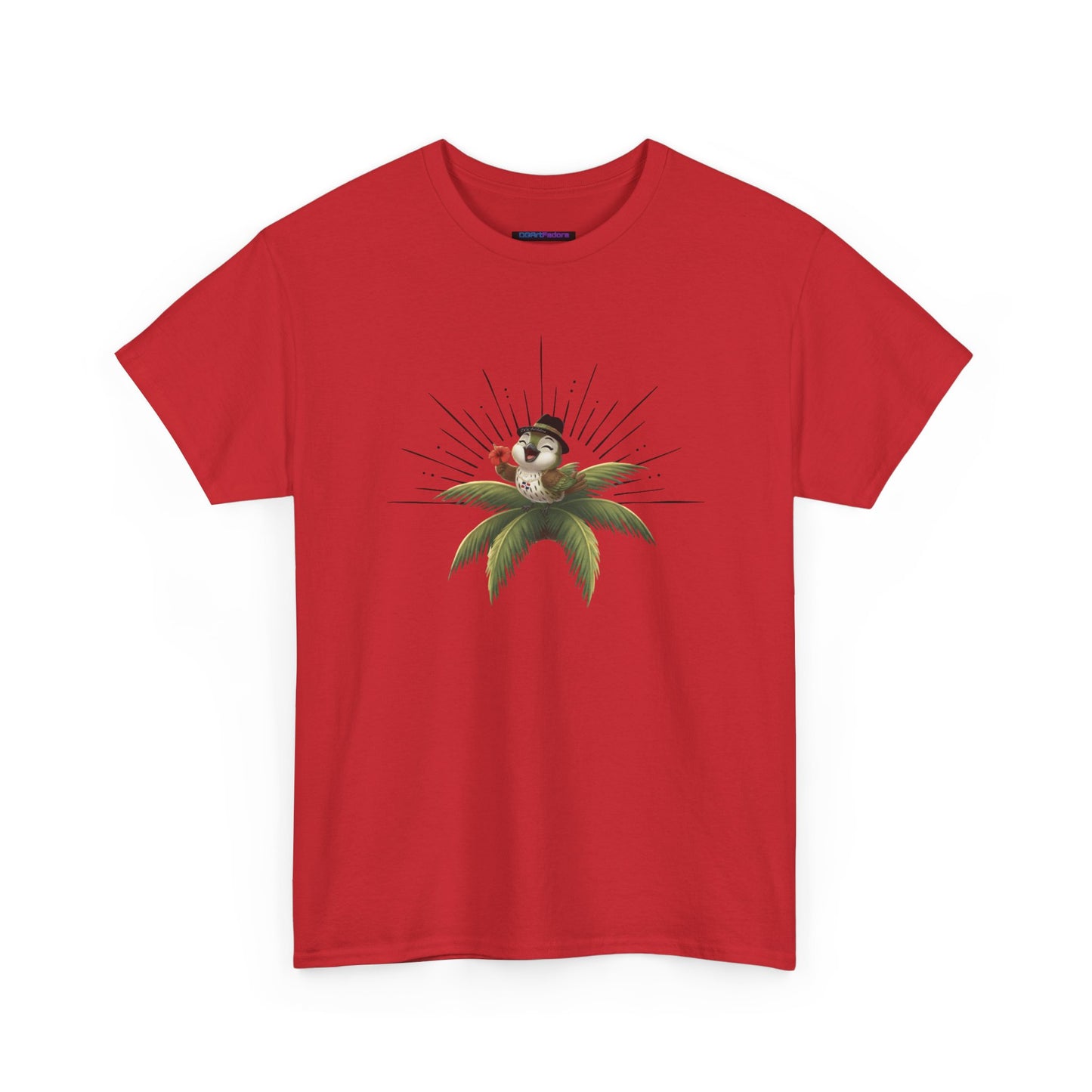 Unisex Heavy Cotton Tee Ciguita Tropical Sunrise