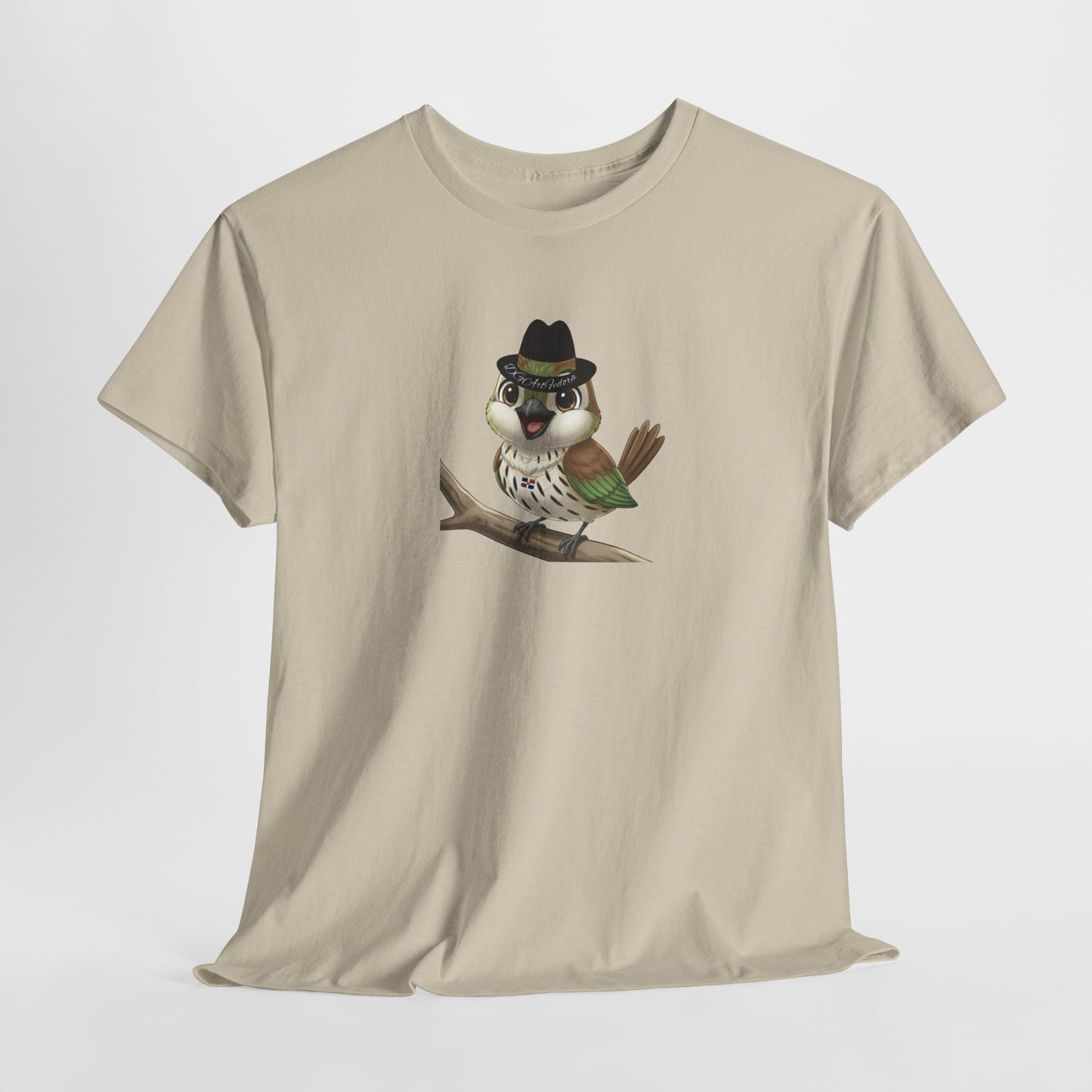 Unisex Heavy Cotton Tee Ciguita Chillin' on a Branch