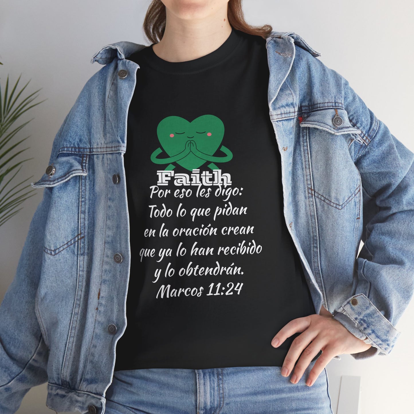 Unisex Heavy Cotton Tee - Fe Marcos 11:24