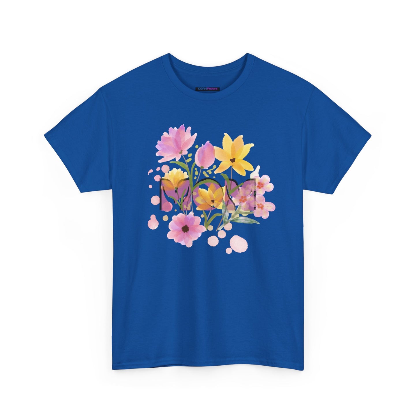 Soft Floral Mom Tribute Design - Heavy Cotton Tee