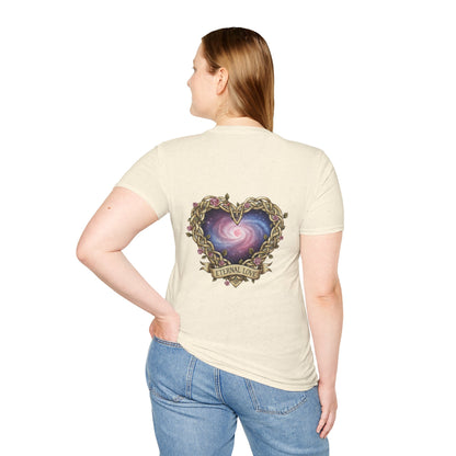 Unisex Softstyle T-Shirt infinity heart alante y atras